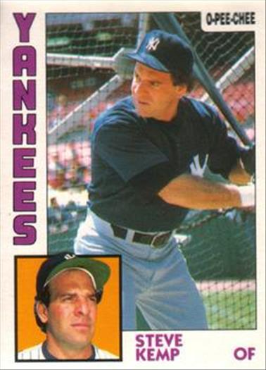 1984 O-Pee-Chee Baseball Cards 301     Steve Kemp